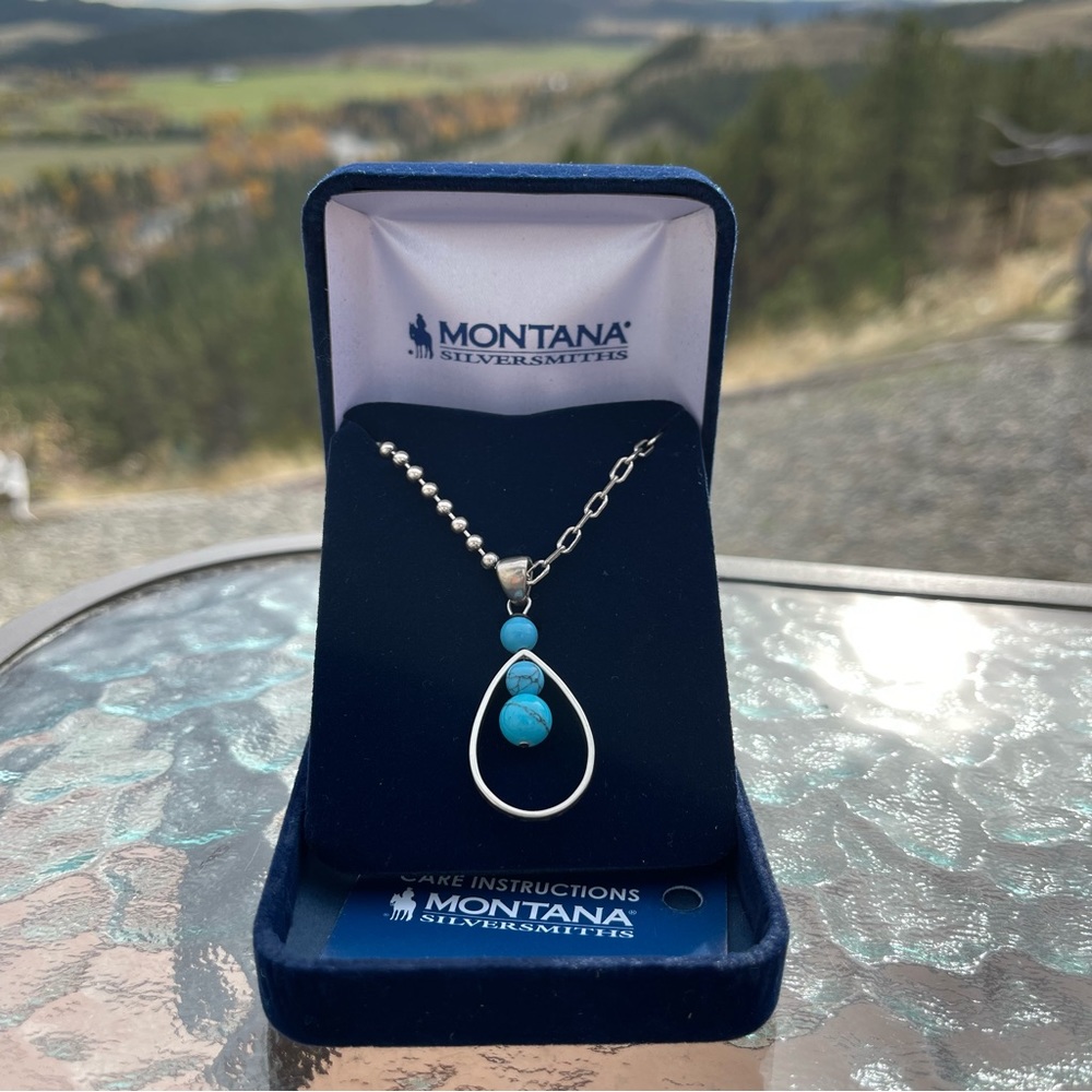 Montana Silversmiths | Down to Earth turquoise silver necklace